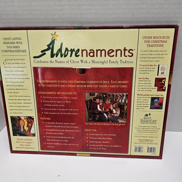 Christmas Holiday Family Life Adorenament Ornaments Story Book Jesus Advent 2001 - Picture 10 of 16